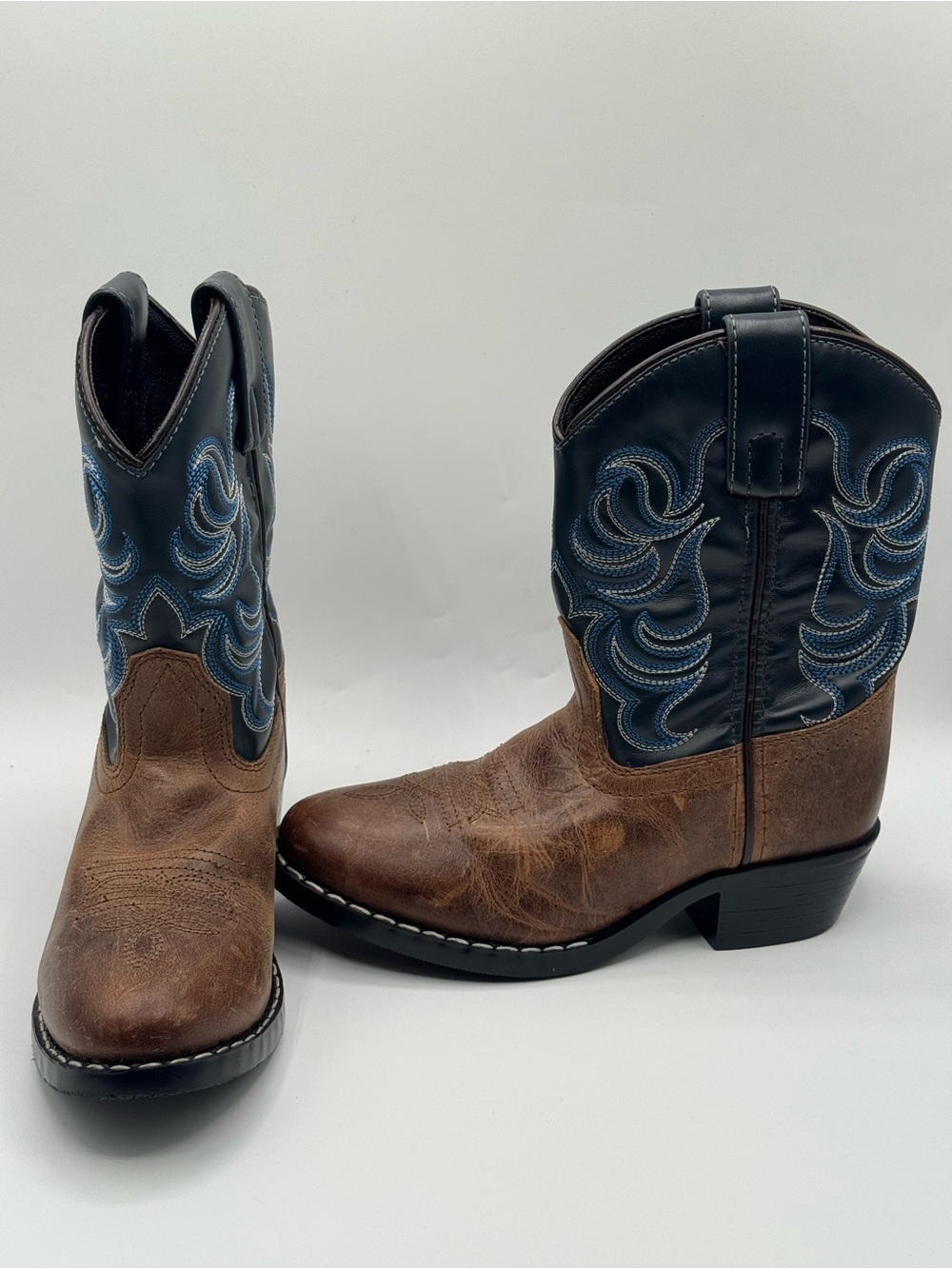 Cody James Boys Leather Cowboy Boots